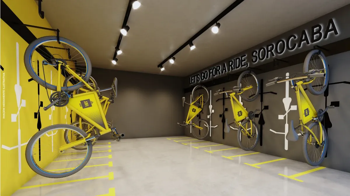 Bicicletário do JJR Buena Vista Clube — imagem ilustrativa