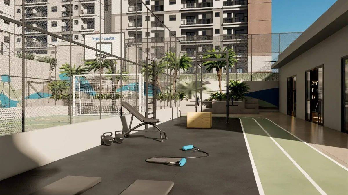 Espaço para treino ao ar livre do Ipa Club — imagem ilustrativa