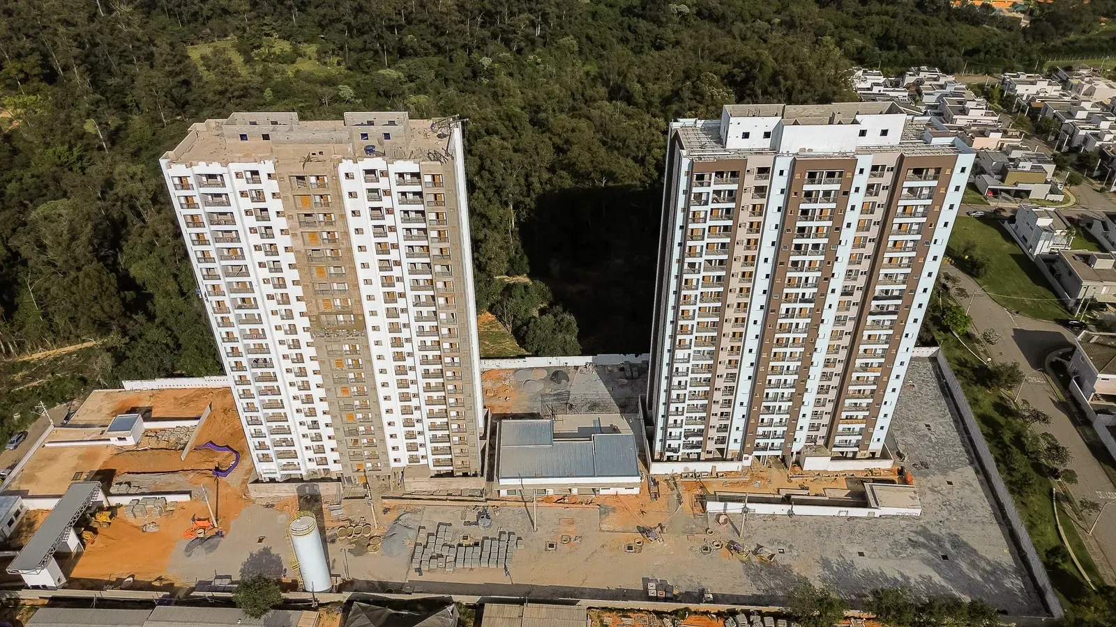 Vista aérea da obra do JJR Buena Vista Clube — fotografia da obra