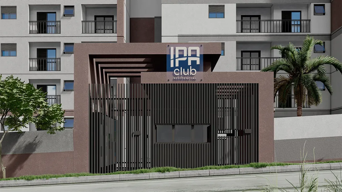 Entrada do condomínio do Ipa Club — imagem ilustrativa