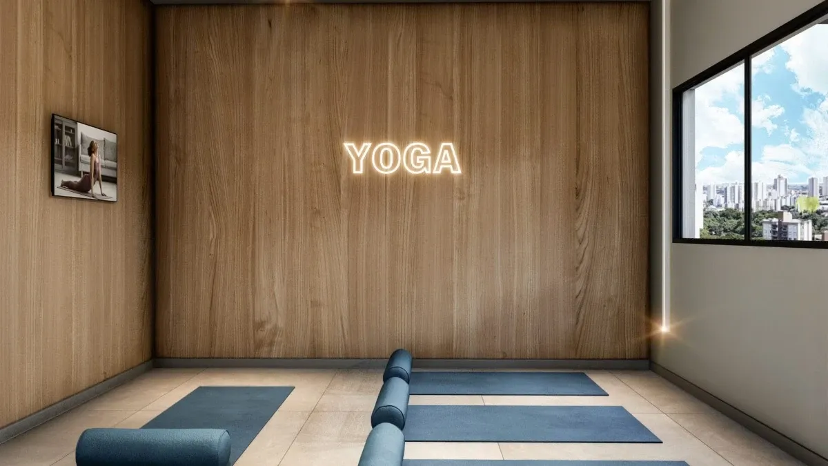 Sala de yoga do Ipa Club — imagem ilustrativa