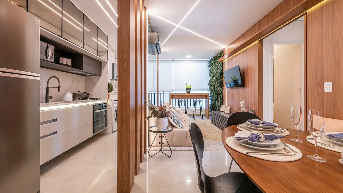 Sala e cozinha do JJR Buena Vista Clube — imagem ilustrativa